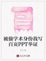 被偷学术身份我写百页PPT举证